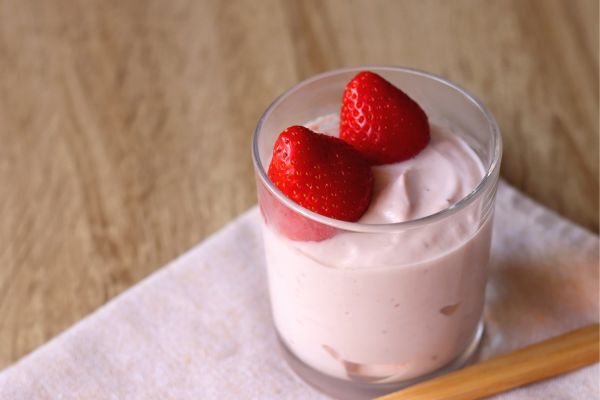 mousse-de-morango